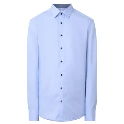 Oxford Contrast Trim Single Cuff Shirt