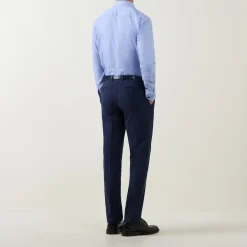 Oxford Contrast Trim Single Cuff Shirt