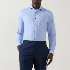 Oxford Trim Single-Cuff Formal Shirt
