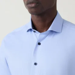 Oxford Trim Single-Cuff Formal Shirt
