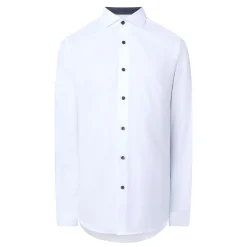 Oxford Trim Single-Cuff Formal Shirt