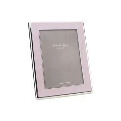 Online ADDISON ROSS Pale Pink Enamel & Silver Curve Frame 5x7