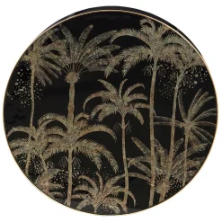 Palm Tree Round Side Table