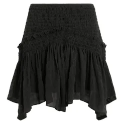 Clearance ALLSAINTS Pamela Shirred Handkerchief Mini Skirt