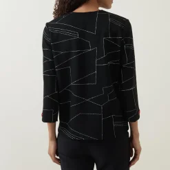 Panelled Long-Sleeved Top
