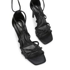 Paparazzi Tonal Embellished Heeled Sandals