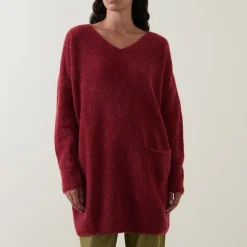 Discount SARAH PACINI Patch Pocket Knit Sweater