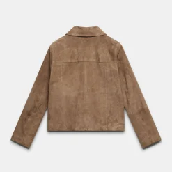 Patch Pocket Suede Jacket