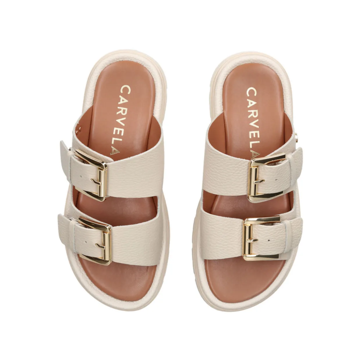 Pavilion Leather Flat Sandals