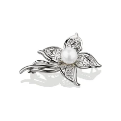 Pearl Floral Brooch