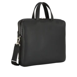 Pebbled Leather Briefcase