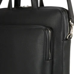 Pebbled Leather Briefcase