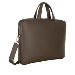 New CALVIN KLEIN Pebbled Leather Briefcase
