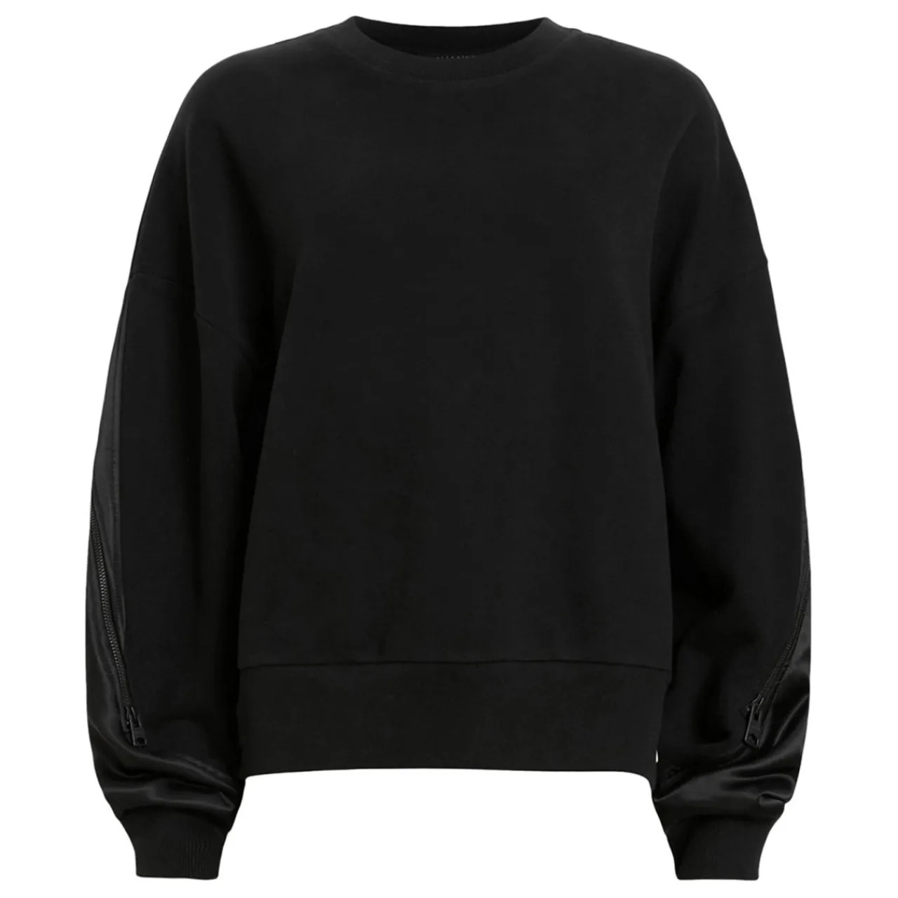 Clearance ALLSAINTS Peggy Hybrid Zip Sweatshirt