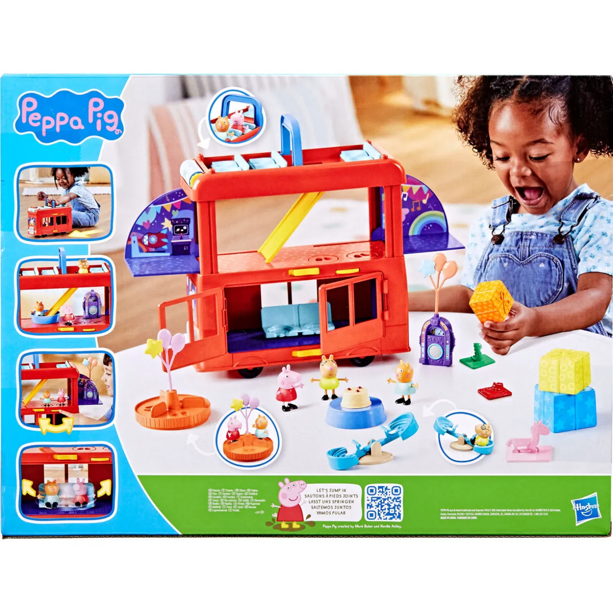 Peppa's Two-In-One Party Bus Playset