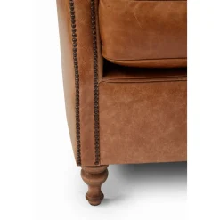 Clearance ALEXANDER & JAMES Percy Chair Satchel Latte