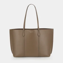 Sale TORY BURCH Perry Triple-Compartment Leather Tote Bag