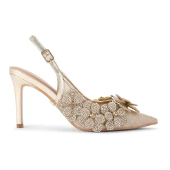 Petalo Embellished Slingback Courts