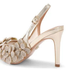 Petalo Embellished Slingback Courts