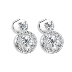 Sale NEWBRIDGE SILVERWARE Petite Cubic Zirconia Earrings