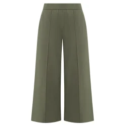 Piana Cropped Wide Leg Trousers