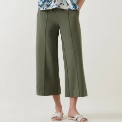 Piana Cropped Wide Leg Trousers