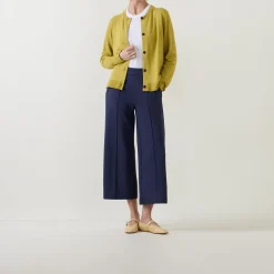 Piana Cropped Wide Leg Trousers