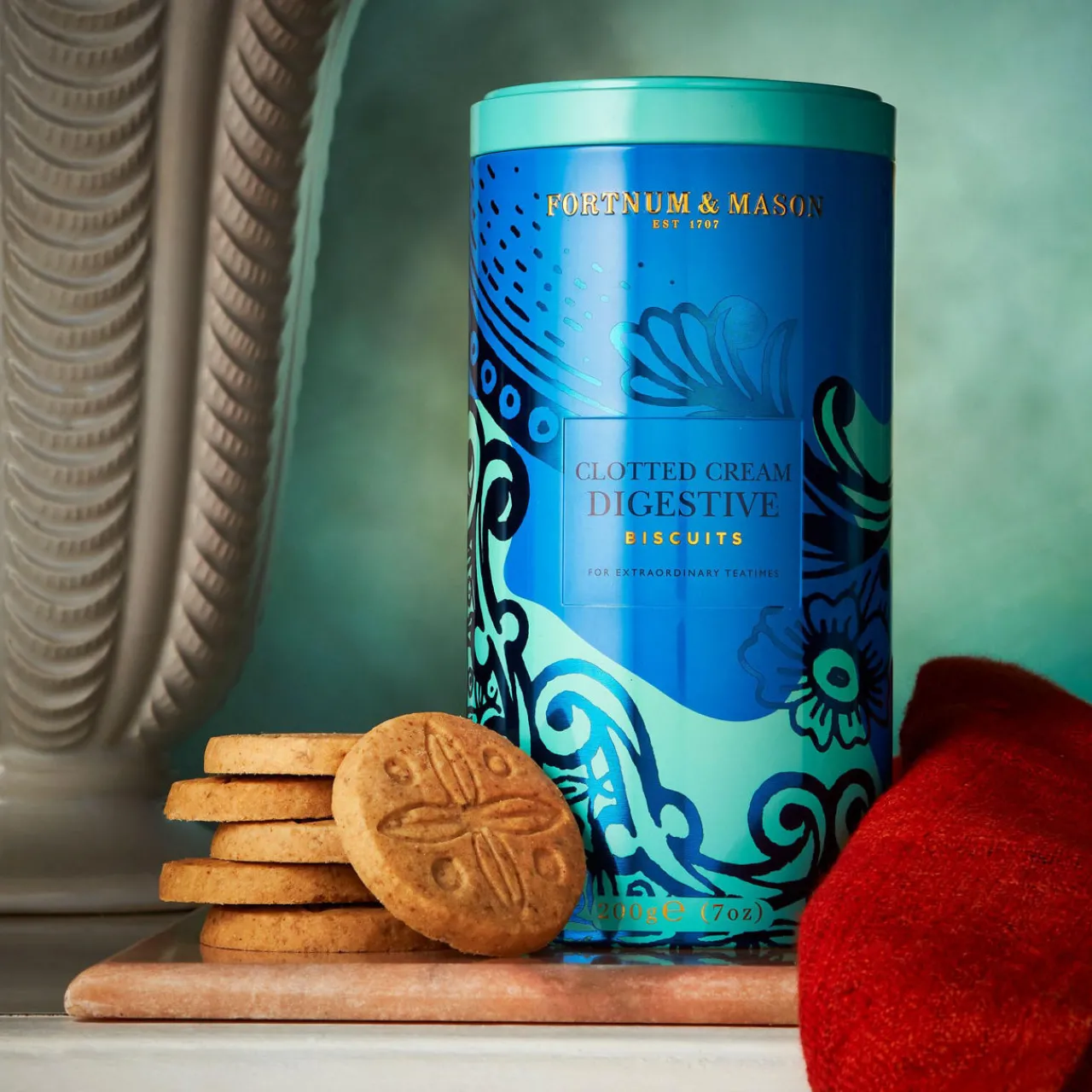 New FORTNUM & MASON Piccadilly Clotted Cream Digestive Biscuit 200g