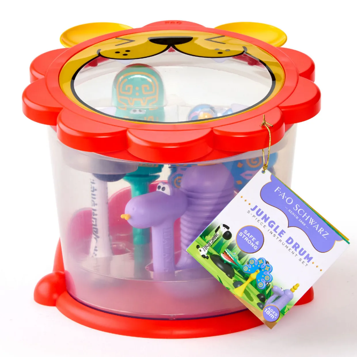 5-piece Jungle Drum Instrument Set