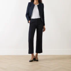 Sale TARA JARMON Pierre Flared Cropped Trousers