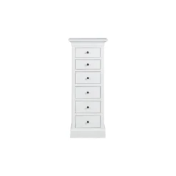Fashion CASEYS FURNITURE Pietra 6-Drawer Tall Chest White