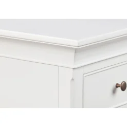 Fashion CASEYS FURNITURE Pietra 6-Drawer Tall Chest White