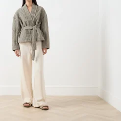 Clearance MUNTHE Pifita Diamond Quilted Belted Jacket