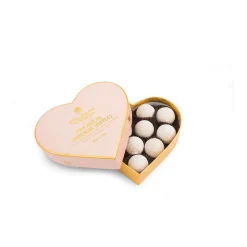 Sale CHARBONNEL ET WALKER Pink Marc de Champagne Truffles Heart 200g