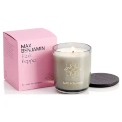 Clearance MAX BENJAMIN Pink Pepper Luxury Candle & Lid