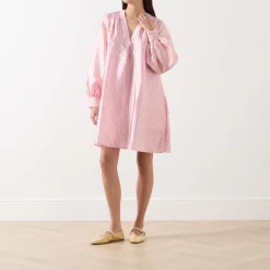 Fashion STINE GOYA Pinstripe Kimono Mini Dress