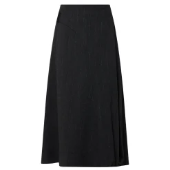 Discount SARAH PACINI Pinstripe Pleated Skirt