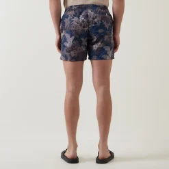 New BOSS Piranha Print Drawstring Swim Shorts