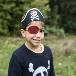 Pirate Hat Headband & Eyepatch Two-Piece Set