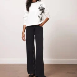 Clearance MINT VELVET Placement Floral Sweatshirt