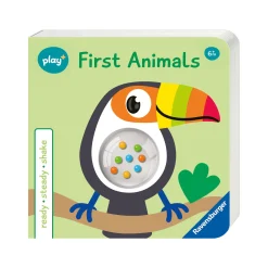 Sale RAVENSBURGER Play+ Infant & Toddler Ready, Steady, Shake: First Animals