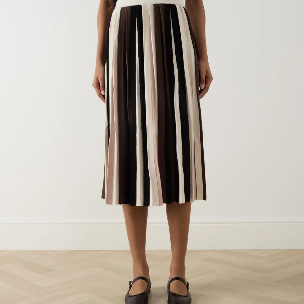 Pleiadi Stripe Skirt