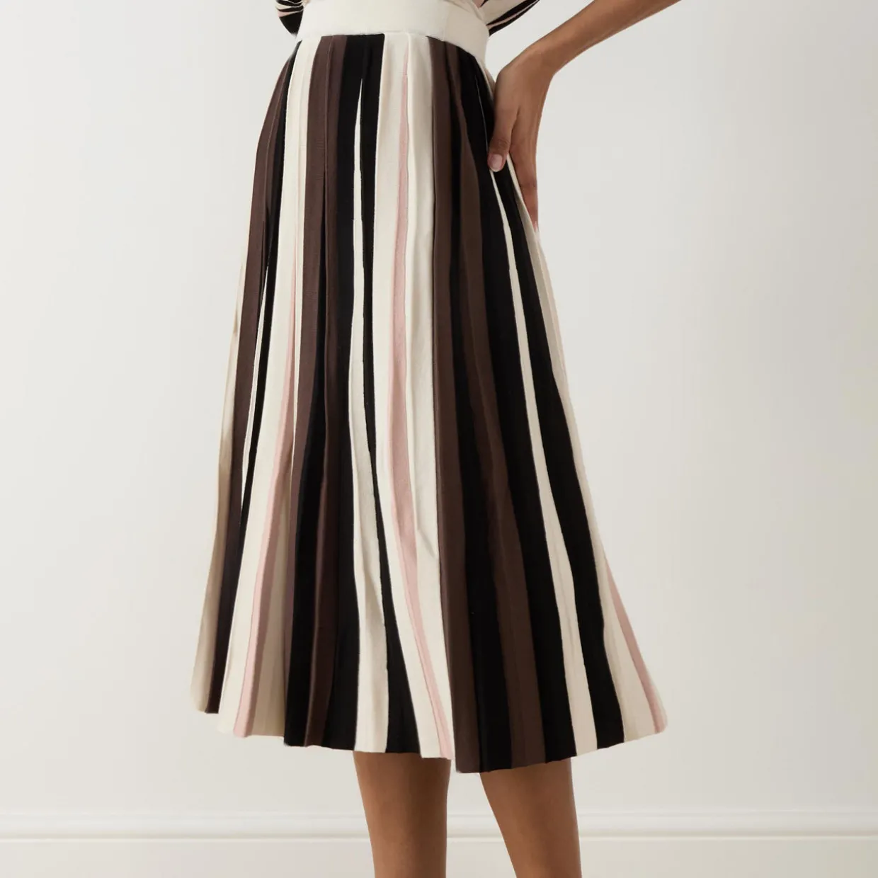 Pleiadi Stripe Skirt