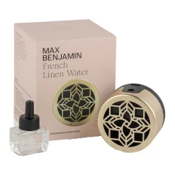 Fashion MAX BENJAMIN Plug In Wall Diffuser and Refill Set French Linen Water