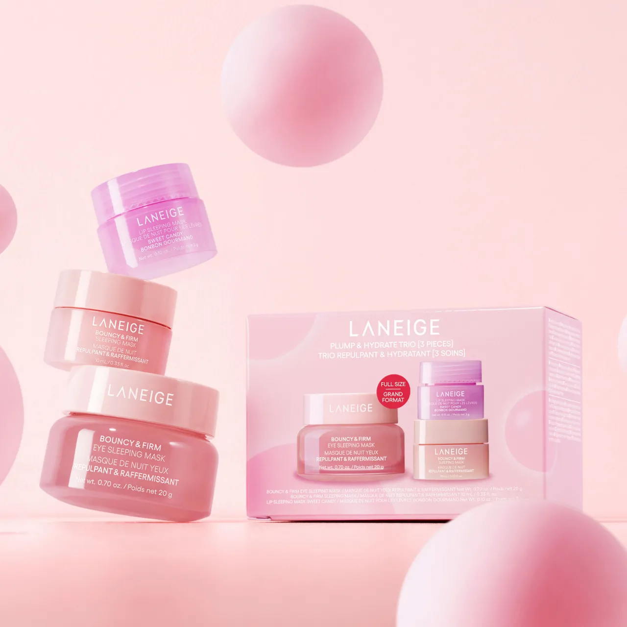 Online LANEIGE Plump & Hydrate Trio Set