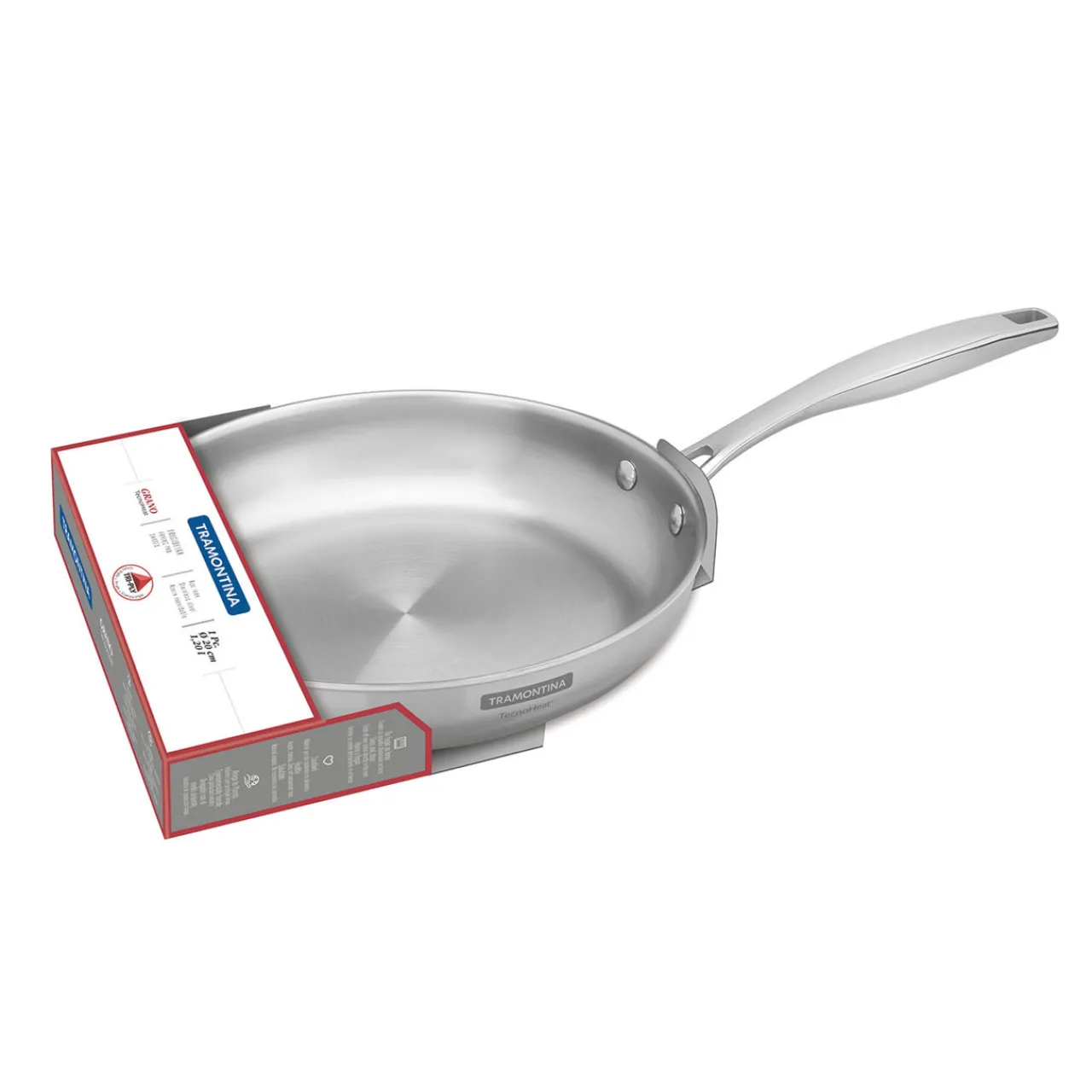 Fashion TRAMONTINA 3-Ply Stainless Steel Frying Pan 26cm