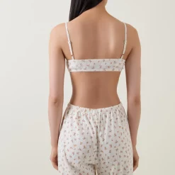 Online THE NAP CO. Pointelle Floral Pyjama Top
