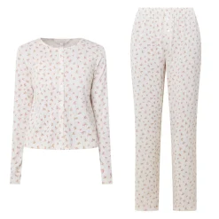 Pointelle Rose Long Pyjama Set