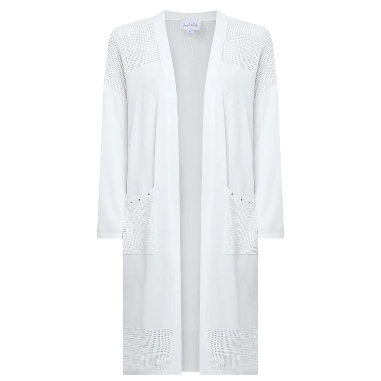 Pointelle-Stitch Cardigan