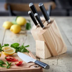 Discount STELLAR Poise Five-Piece Knife Block Set